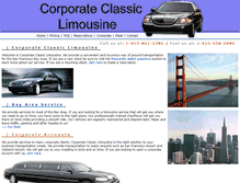 Tablet Screenshot of corporateclassiclimo.com